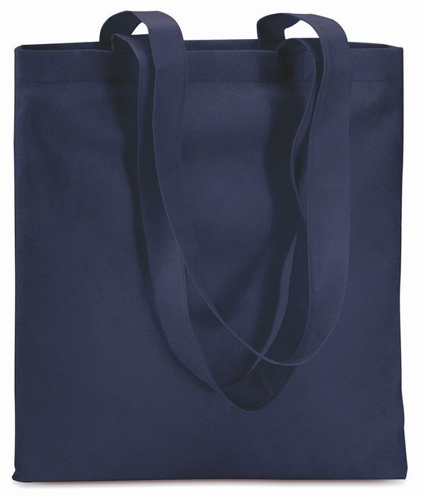 Modrá nákupní taška z netkané textilie