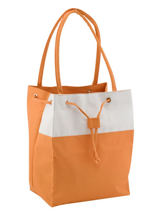 Oranžová plážová taška z polyesteru