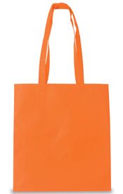Nákupní taška z netkané textílie oranžová