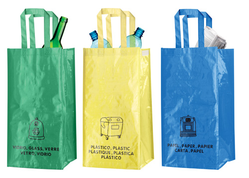 Lopack tašky pro recyklaci odpadů