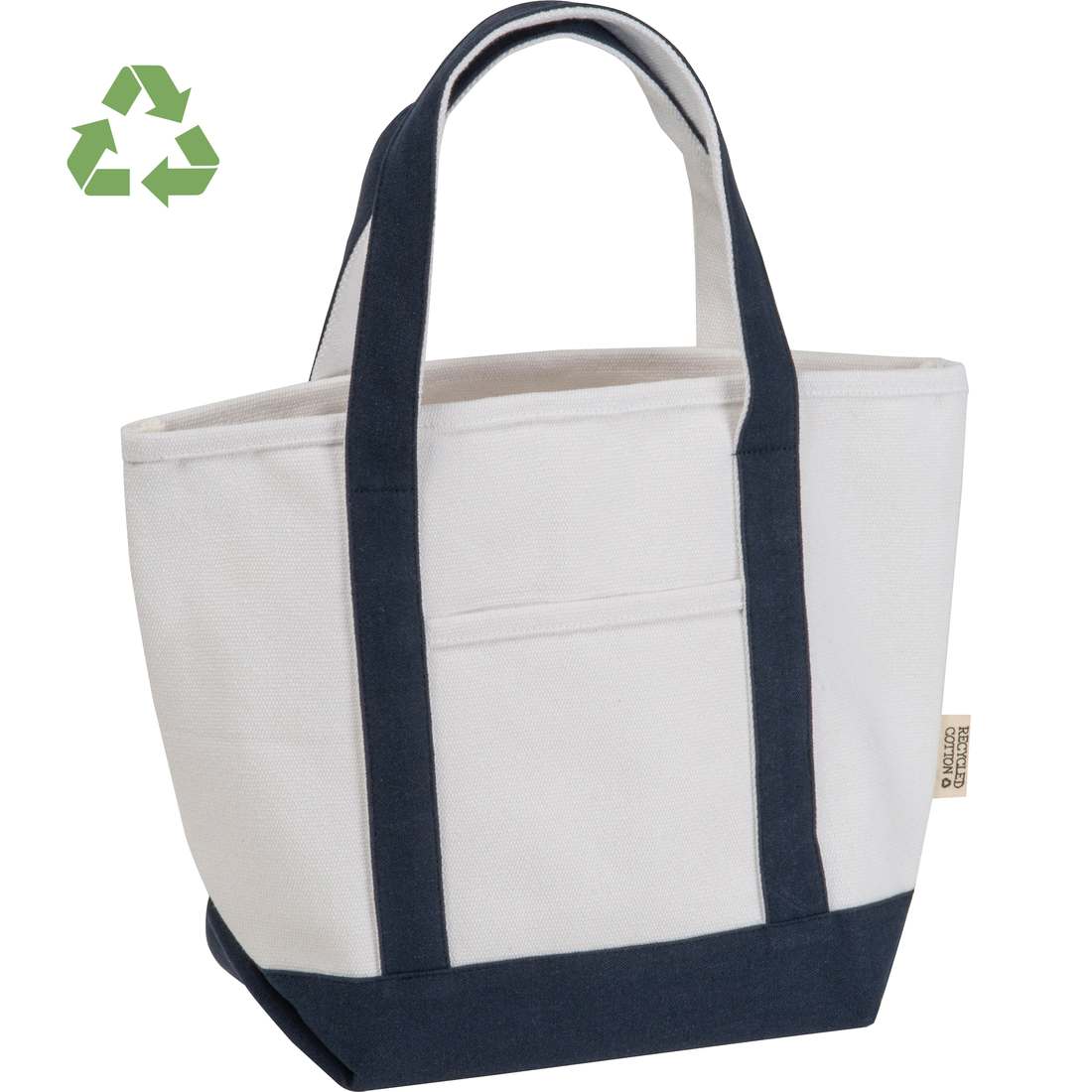 Malá přepravní taška vyrobená z recyklované bavlny