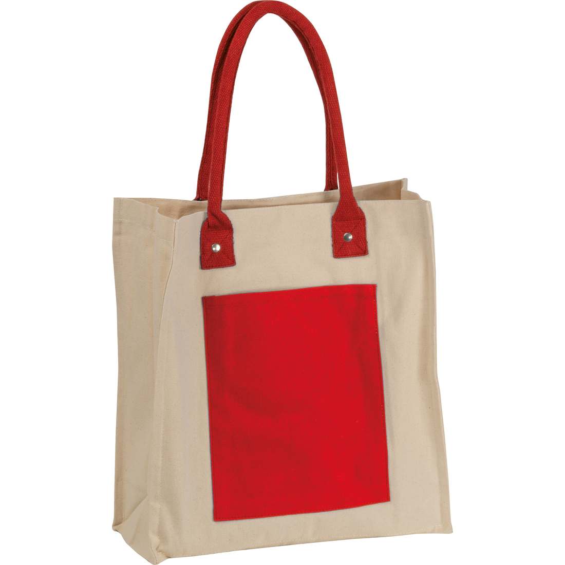 Plátěný shopper s dlouhými uchy