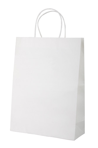 Store papírová taška bílá
