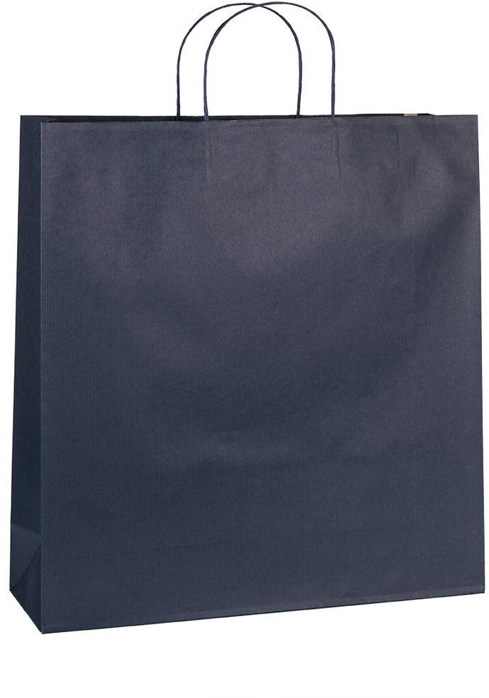 Tmavě modrá papírová taška 45x14,5x48