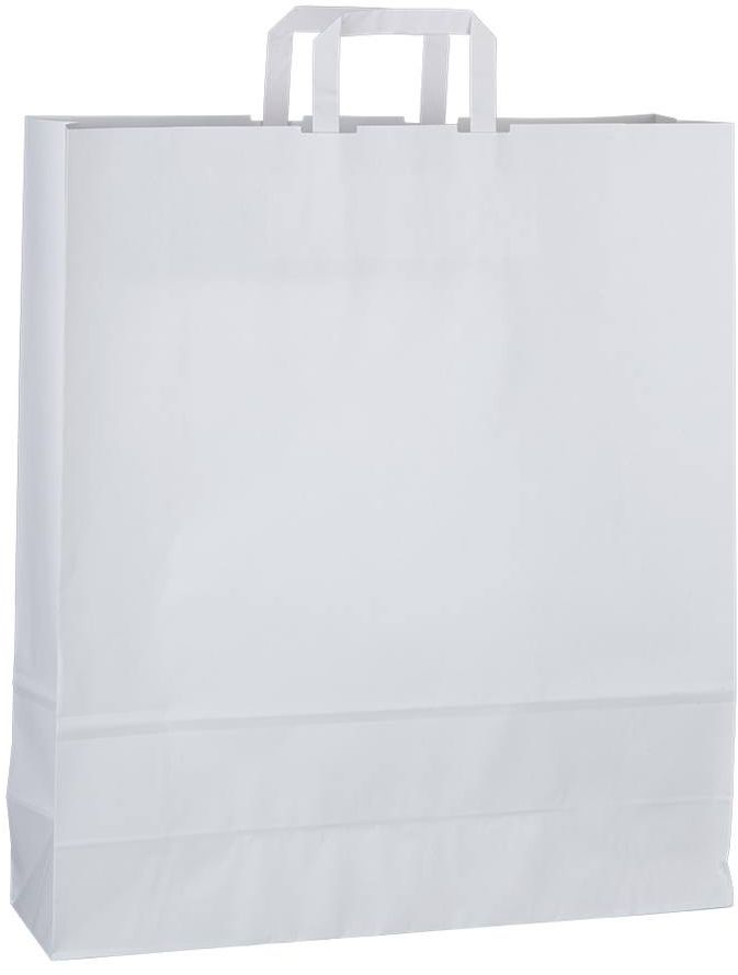 Bílá kraftová taška 44x14x50 cm