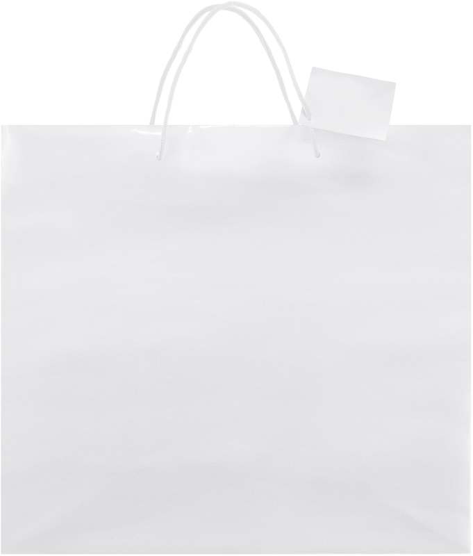Bílá dárková taška, 40x36x11cm