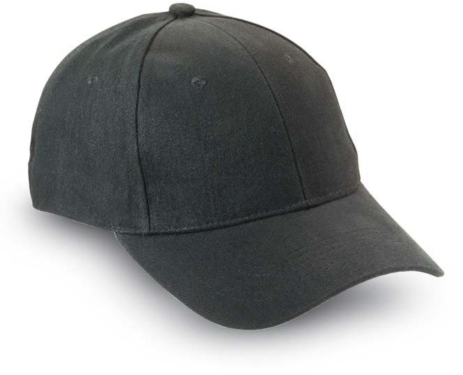 Čepice s kšiltem černá
