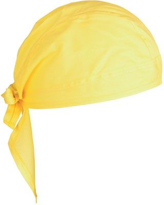 Žlutý šátek na hlavu