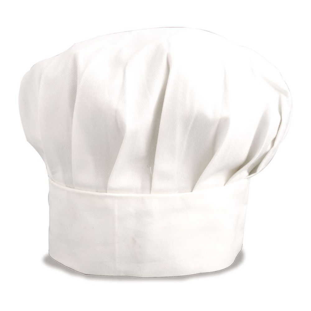 Šéfkuchařská čepice bílá