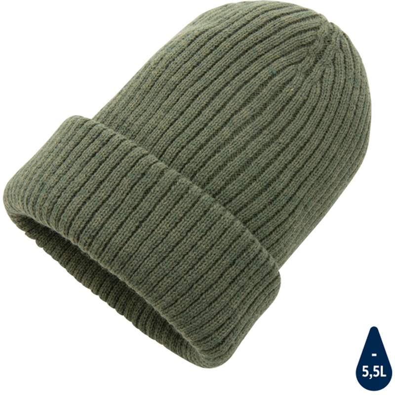 Dvojitě pletená beanie čepice Impact z Polylana AWARE