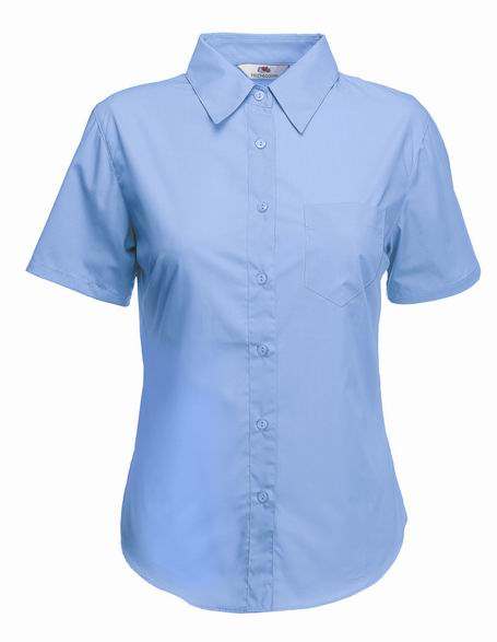 Dámská popelínová košile kr.rukáv Lady-Fit Short Sleeve Poplin Shirt
