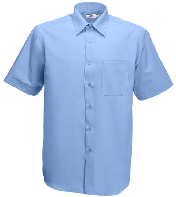 Pánská popelínová košile kr.rukáv Short Sleeve Poplin Shirt