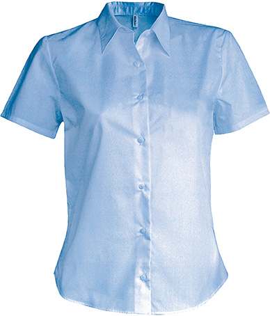 Dámská košile s krátkým rukávem v nežehlivé úpravě