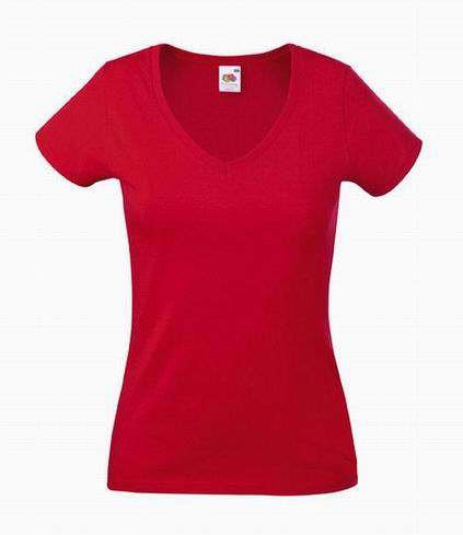 Tričko dámské Lady-Fit Valueweight V-Neck T