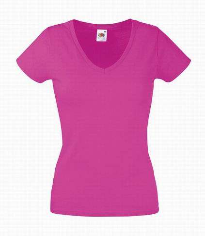 Tričko dámské Lady-Fit Valueweight V-Neck T