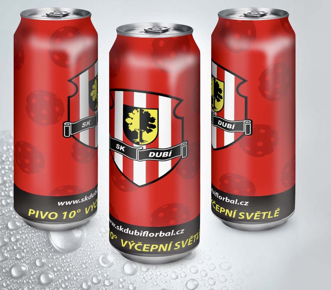 Pivo 10 % výčepní světlé 500 ml - 3D tisk na plechovku