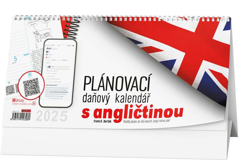 Stolní kalendář - Plánovací daňový kalendář s angličinou