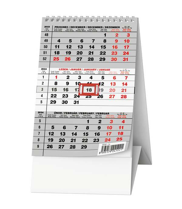 Stolní kalendář - Mini Tříměsíční