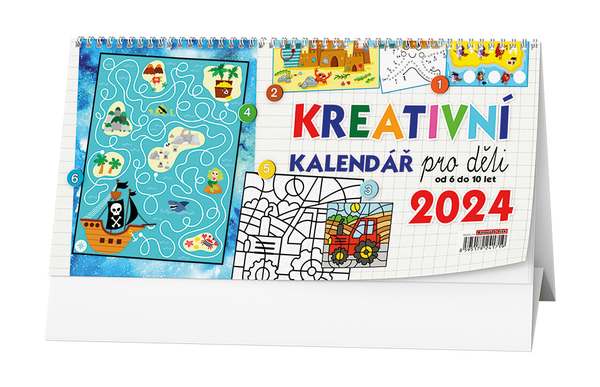 Stolní kalendář - Kreativní kalendář pro děti