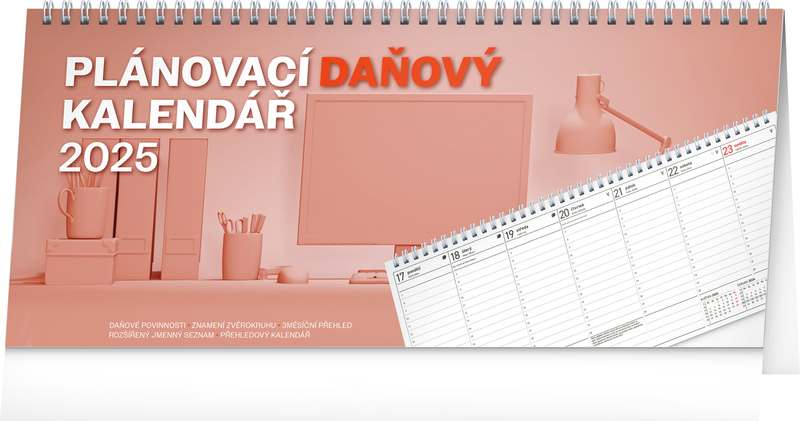 Stolní kalendář Plánovací daňový