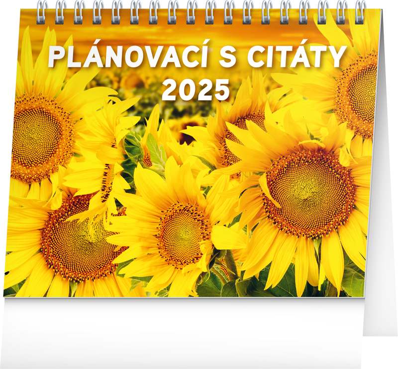 Stolní kalendář Slunečnice, s citáty