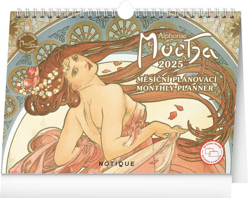Stolní kalendář Alfons Mucha