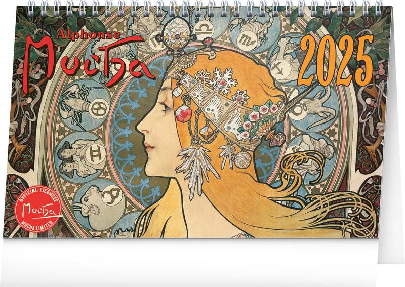 Stolní kalendář Alfons Mucha