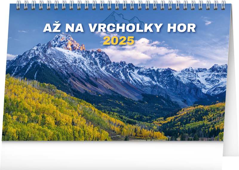 Stolní kalendář Až na vrcholky hor