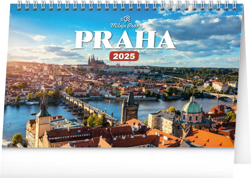 Stolní kalendář Praha - Miluju Prahu