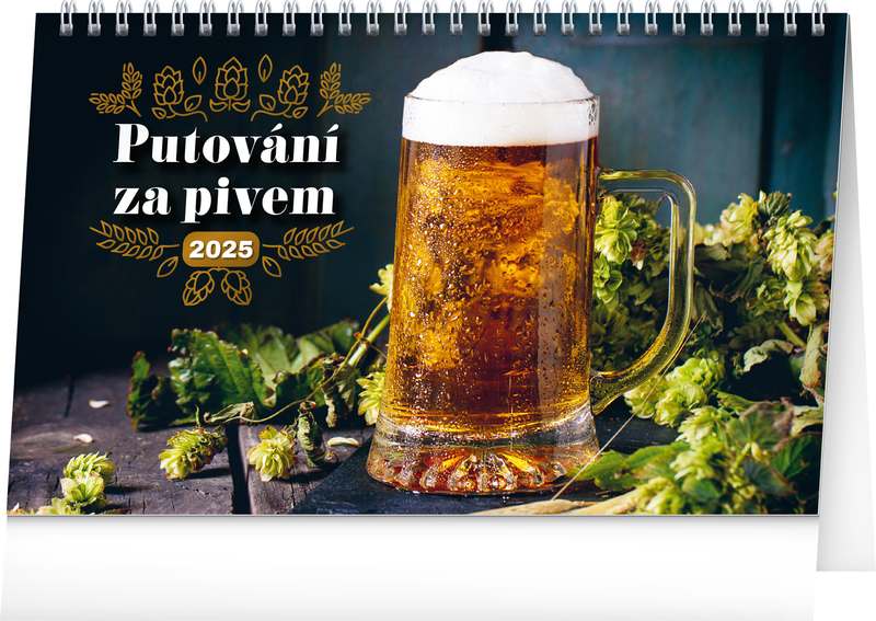 Stolní kalendář Putování za pivem