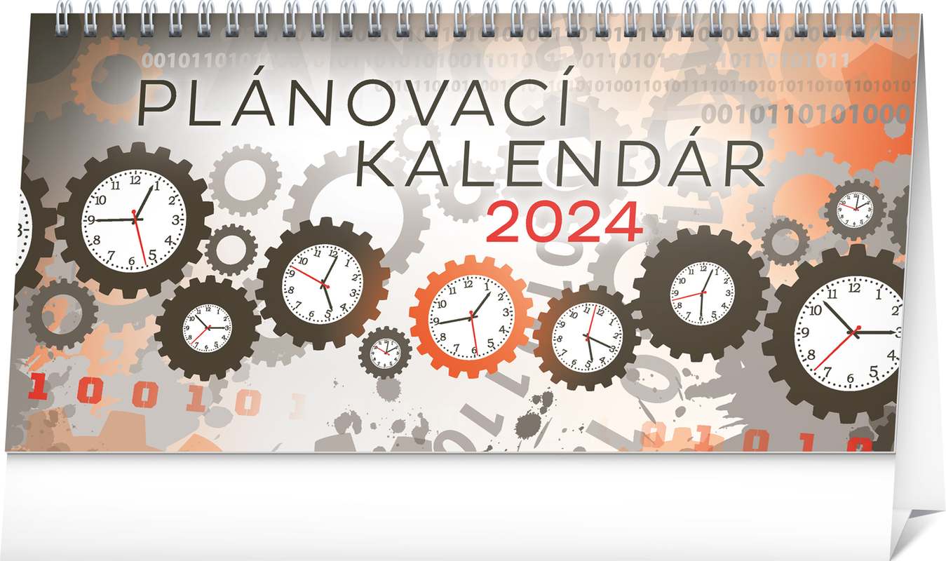Stolový kalendár Plánovací 2024, 25 x 12,5 cm