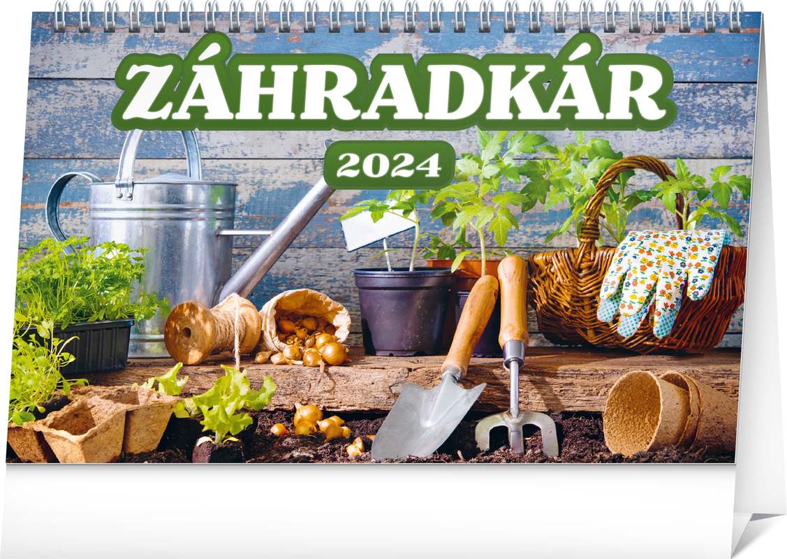 Stolový kalendár Záhradkár 2024, 23,1 x 14,5 cm