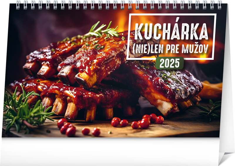 Stolový kalendár Kuchárka (nie)len pre mužov