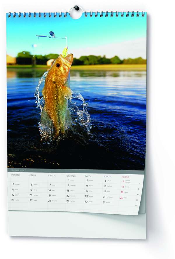 Nástěnný kalendář A3 - Rybářský