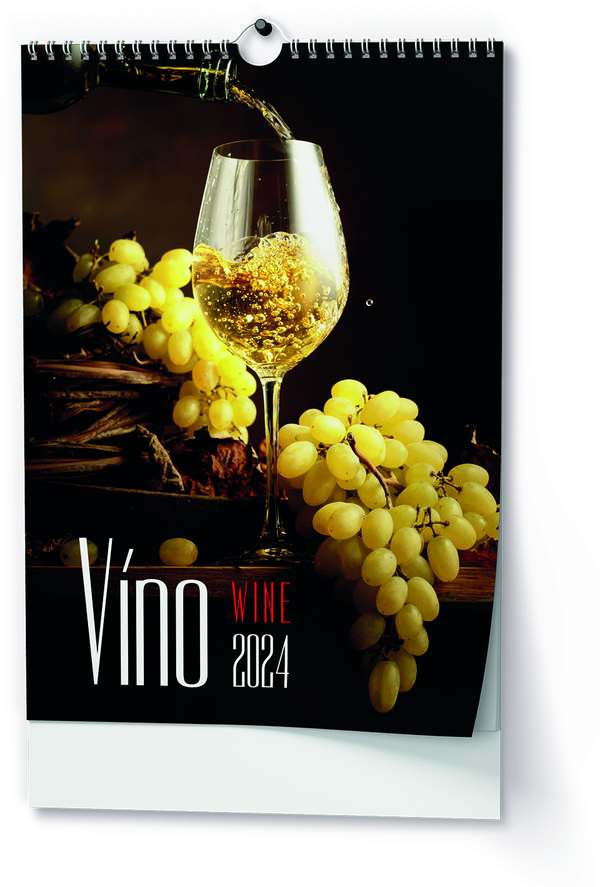 Nástěnný kalendář A3 - Víno 