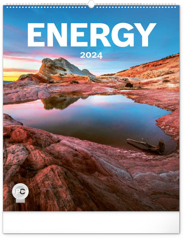 Nástěnný kalendář Energie 2024, 48 x 56 cm