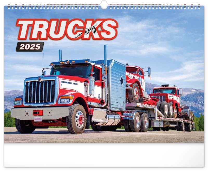 Nástěnný kalendář Trucks