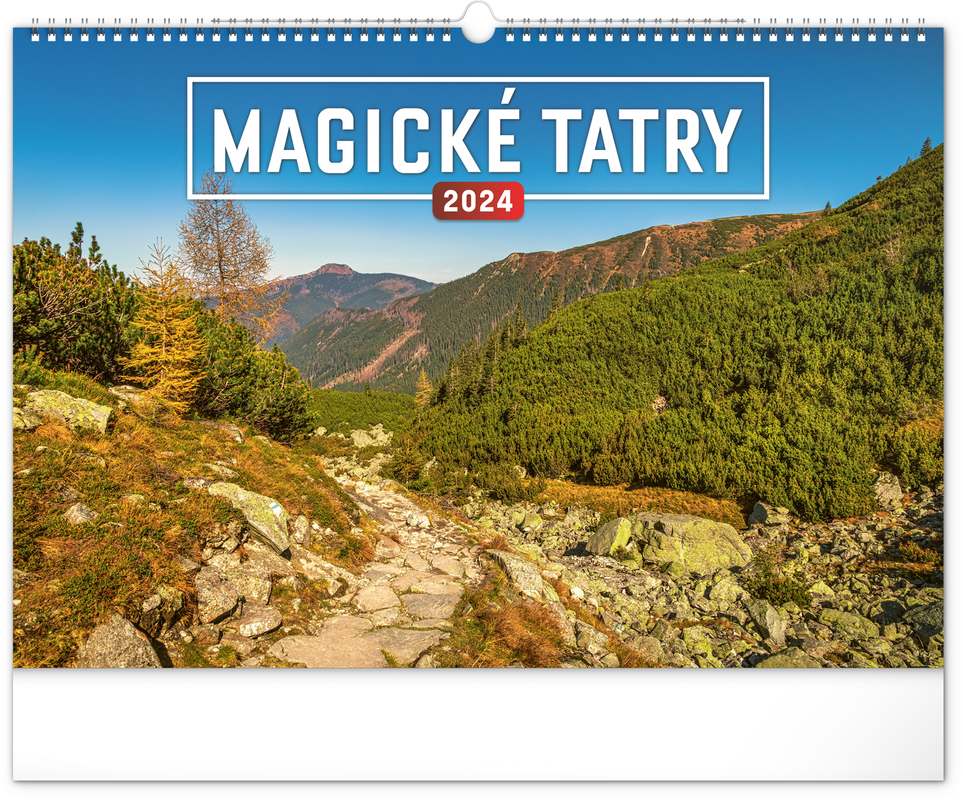 Nástenný kalendár Magické Tatry 2024, 48 x 33 cm
