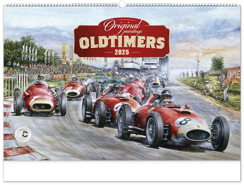 Nástěnný kalendář Oldtimers - Václav Zapadlík