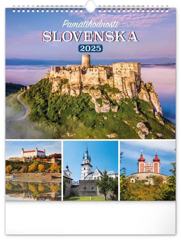 Nástenný kalendár Pamätihodnosti Slovenska