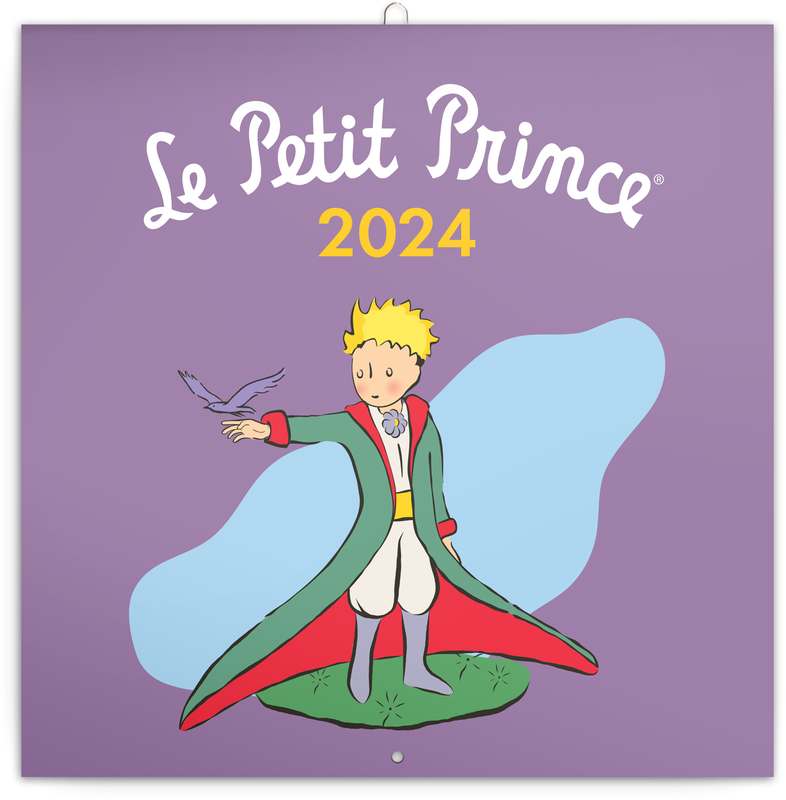 Poznámkový kalendář Malý princ 2024, 30 x 30 cm