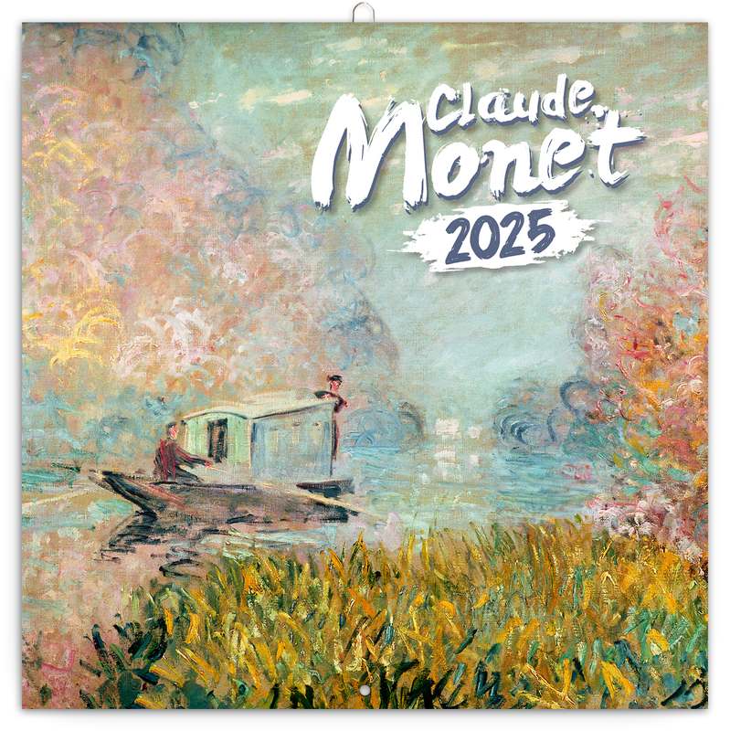 Poznámkový kalendář Claude Monet 2024, 30 x 30 cm