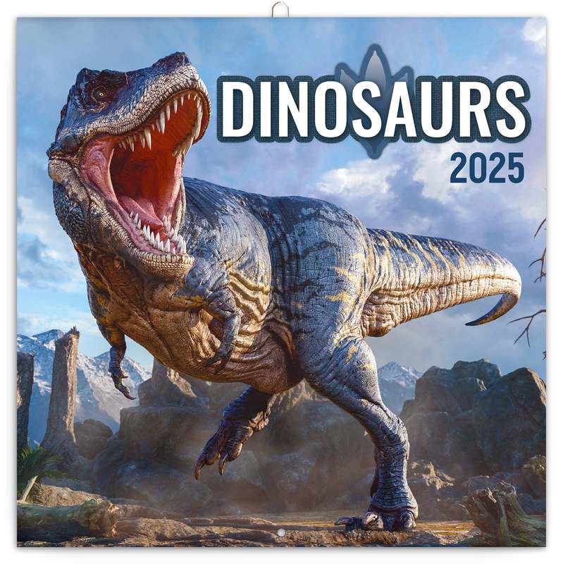 Poznámkový kalendář Dinosauři