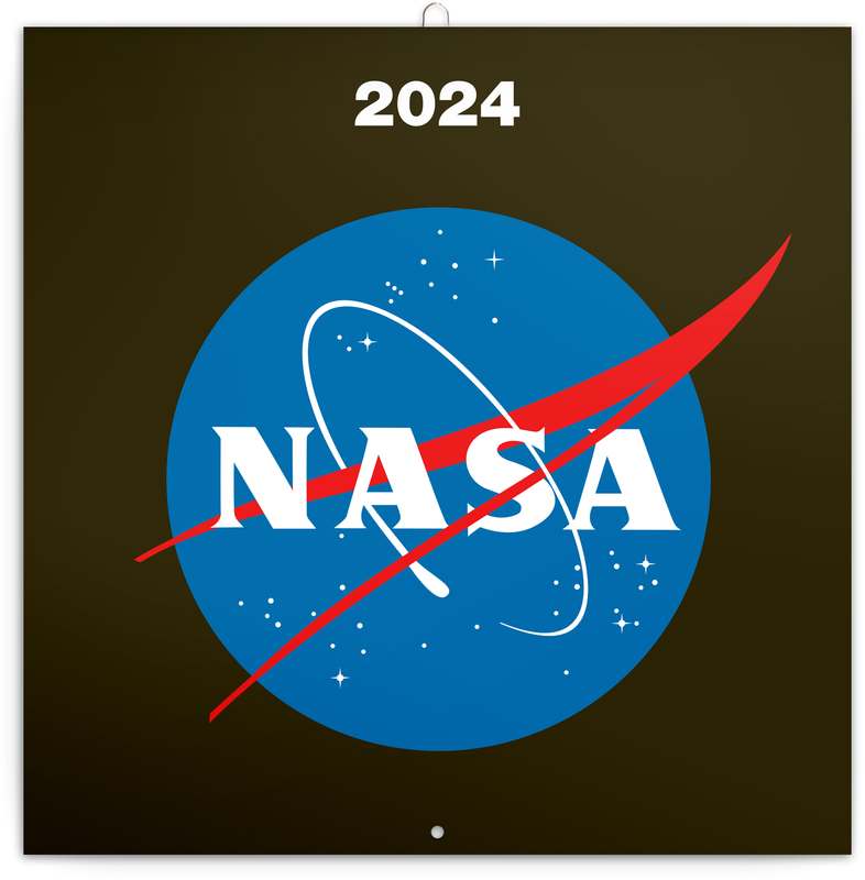 Poznámkový kalendář NASA 2024, 30 x 30 cm